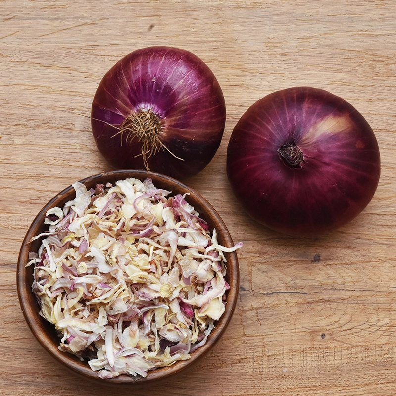 Dehydrated Red Onion Chopped Hover