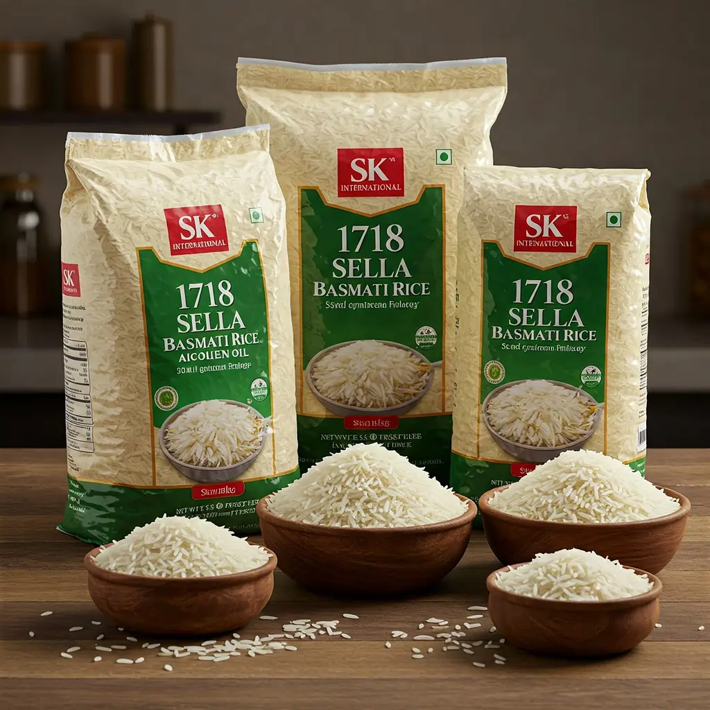 1718 White Sella Basmati Rice